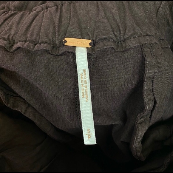 Free People | Margate Corduroy Paper Bag Pants Size S - Missing Drawstring - Picture 9 of 14